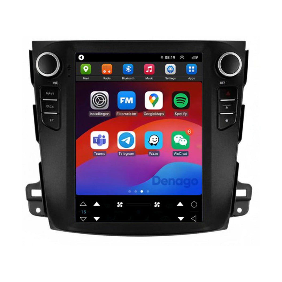 Denago DNG-A413 multimediasysteem voor Mitsubishi Outlander (2008–2012)