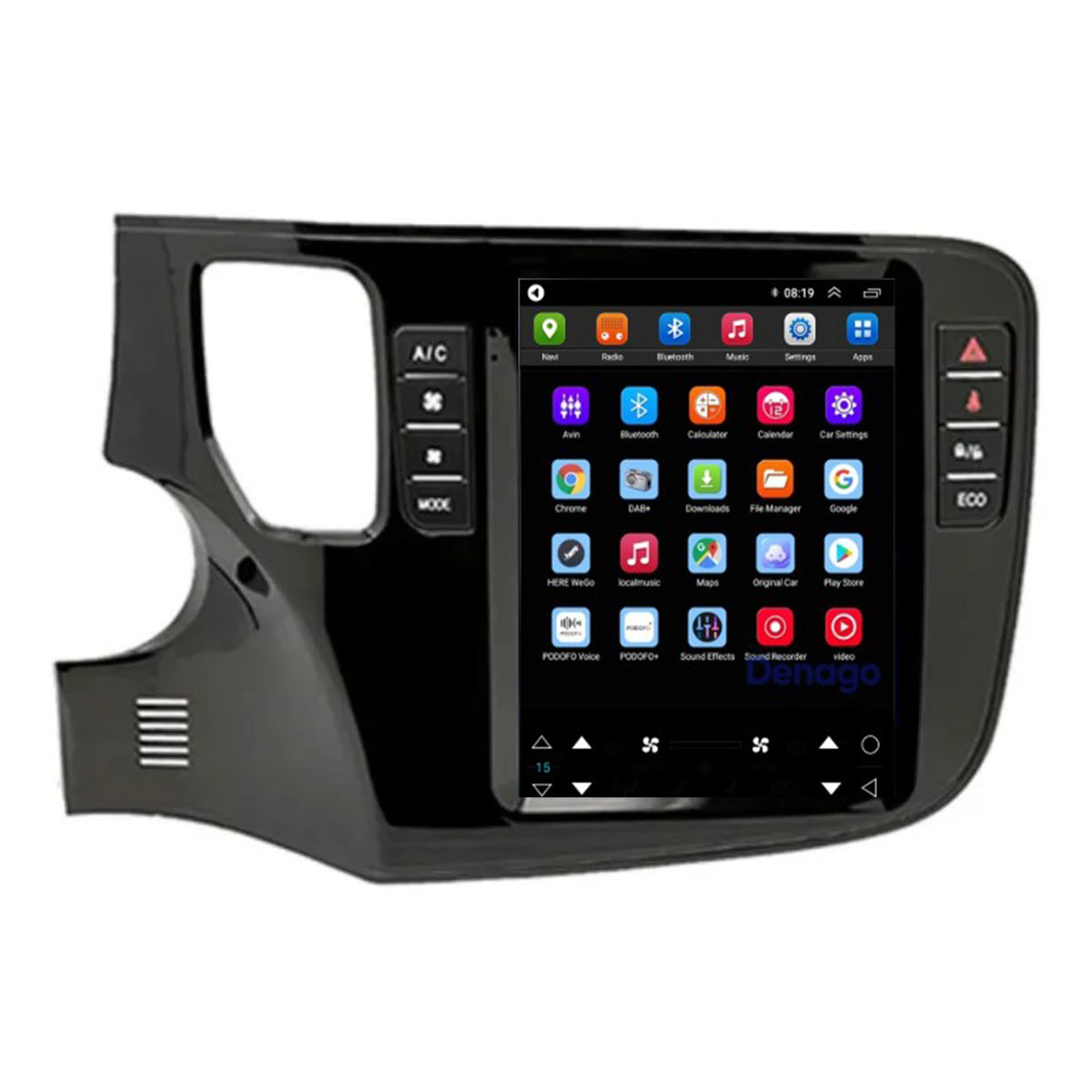 Denago DNG-A412 multimediasysteem voor Mitsubishi Outlander (2012–2019), afbeelding 6