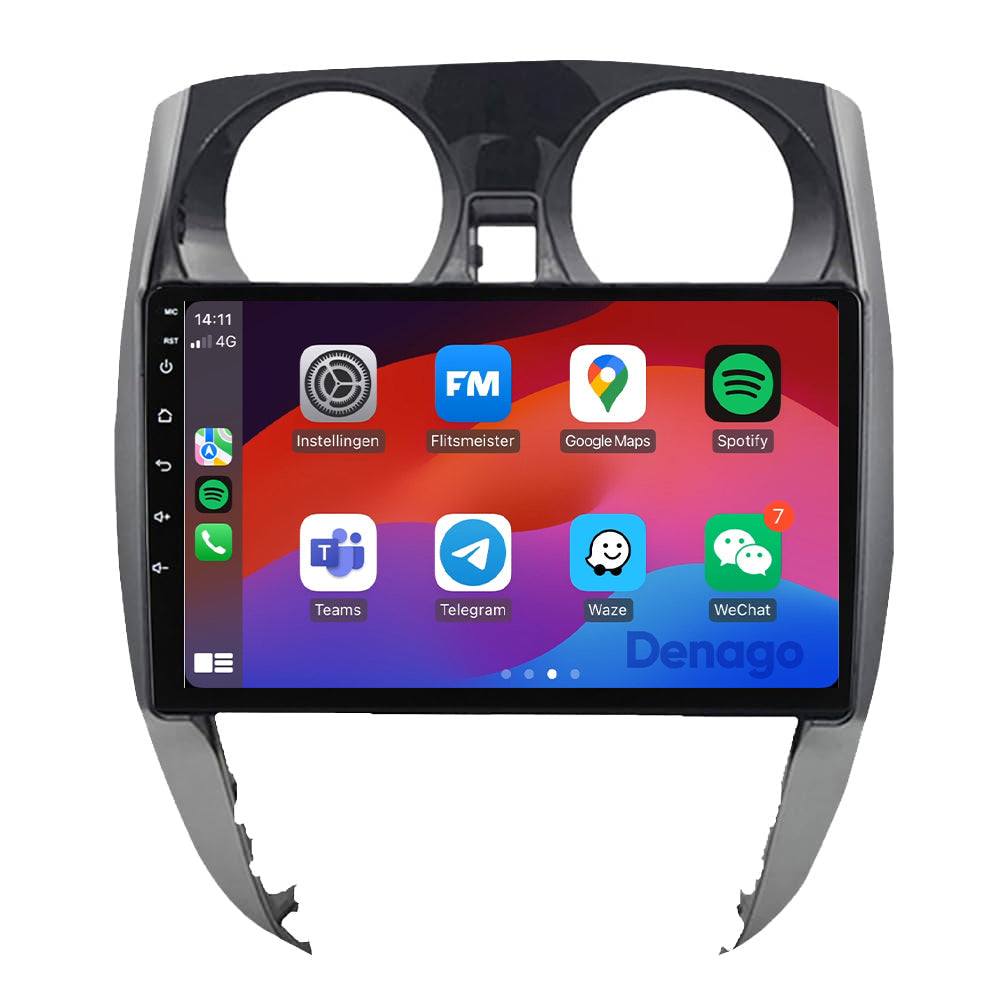 Denago DNG-A140 multimediasysteem voor Nissan Note (2013–2017)