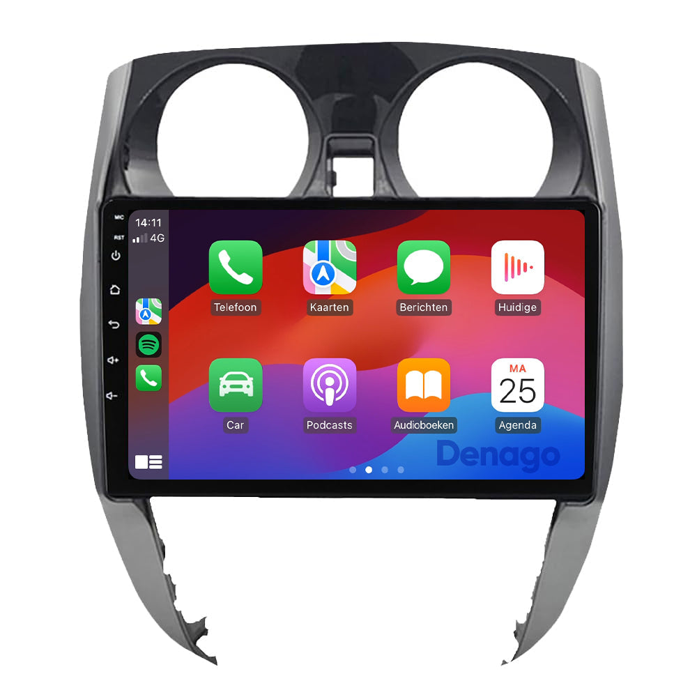 Denago DNG-A140 multimediasysteem voor Nissan Note (2013–2017), afbeelding 4