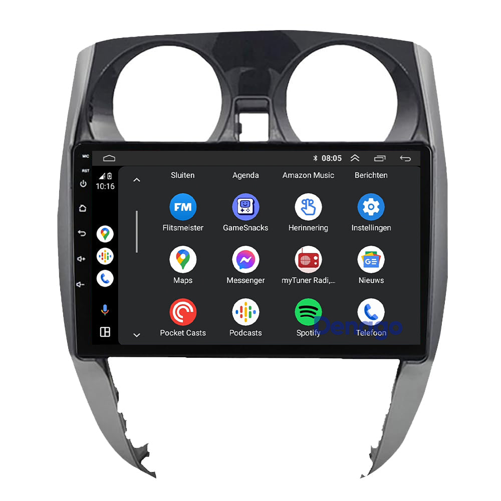 Denago DNG-A140 multimediasysteem voor Nissan Note (2013–2017), afbeelding 3
