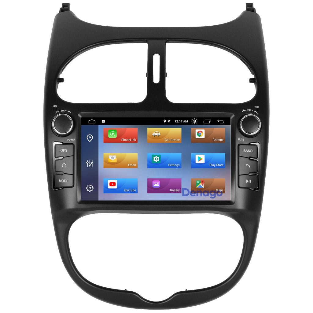 Denago DNG-6447 multimediasysteem voor Peugeot 206 (2000–2008), afbeelding 5