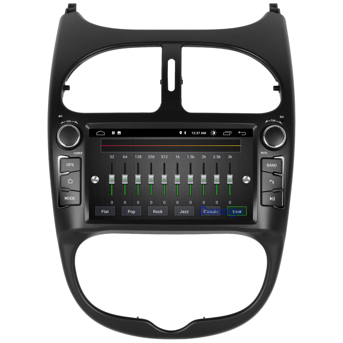 Denago DNG-6447 multimediasysteem voor Peugeot 206 (2000–2008), afbeelding 7
