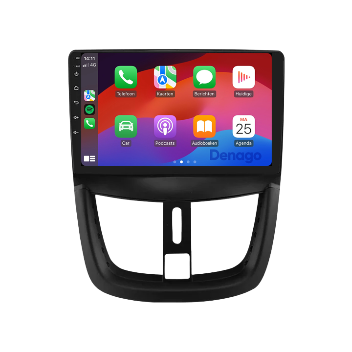 Denago DNG-A19 multimediasysteem voor Peugeot 207 (2006–2015), afbeelding 5