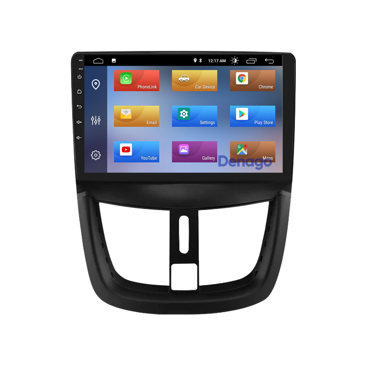 Denago DNG-A398 multimediasysteem voor Peugeot 206+ (2009–2013), afbeelding 7