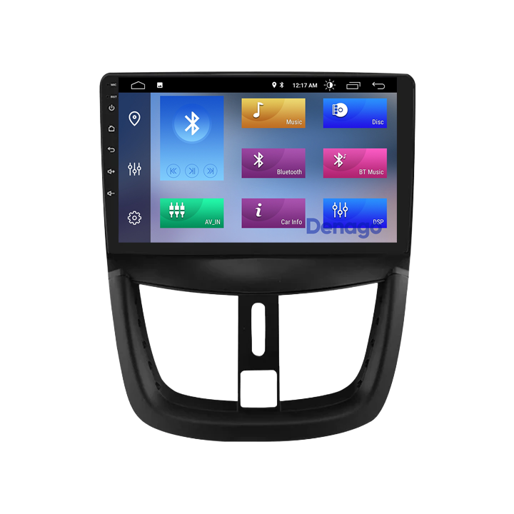 Denago DNG-A19 multimediasysteem voor Peugeot 207 (2006–2015), afbeelding 6