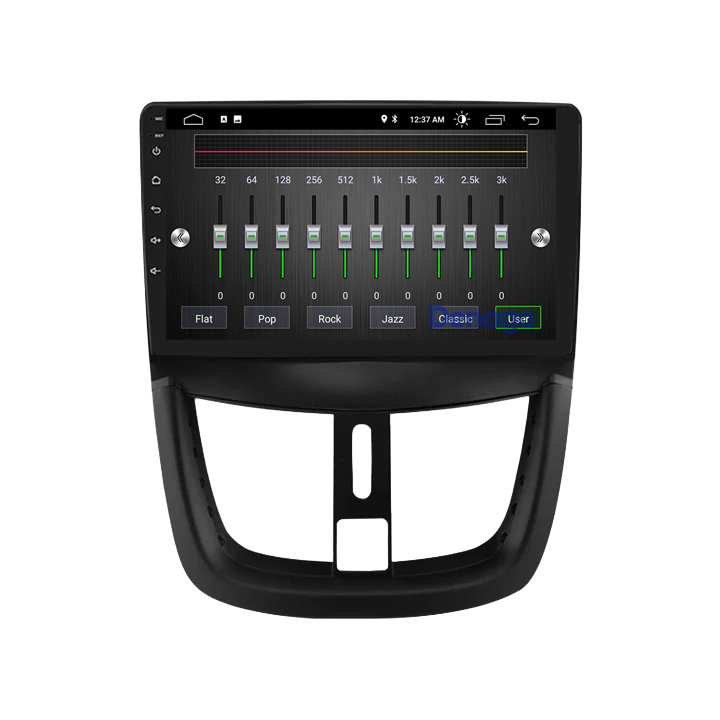 Denago DNG-A398 multimediasysteem voor Peugeot 206+ (2009–2013), afbeelding 5