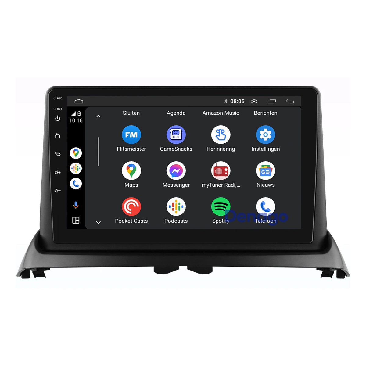 Denago DNG-A433 multimediasysteem voor Renault Clio 2 (2005–2012), afbeelding 3