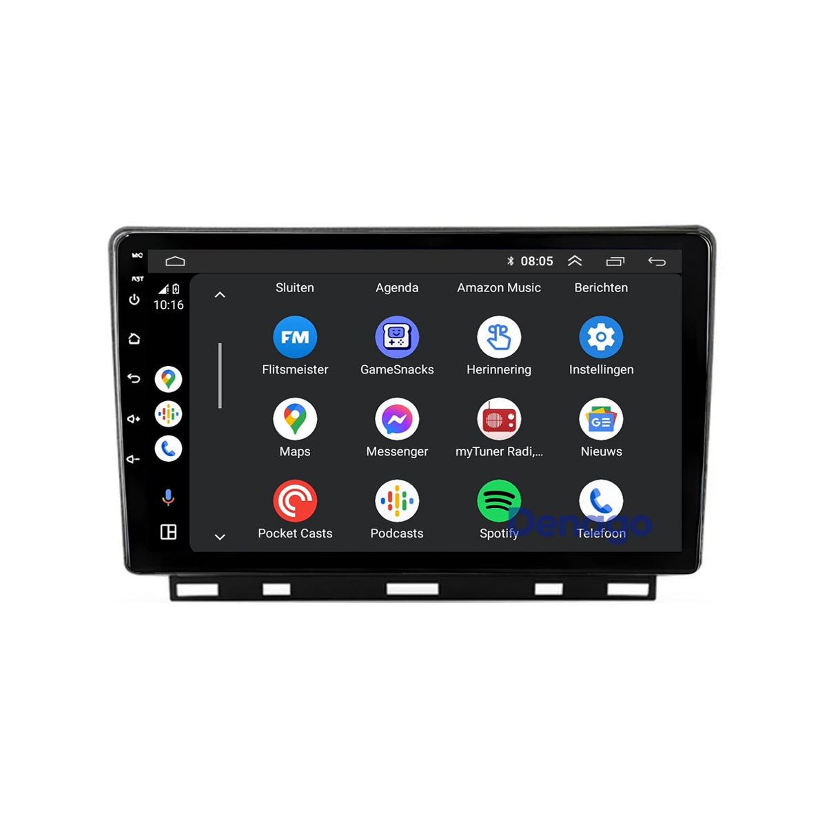 Denago DNG-A485 multimediasysteem voor Renault Clio 5 (2019–2025), afbeelding 3