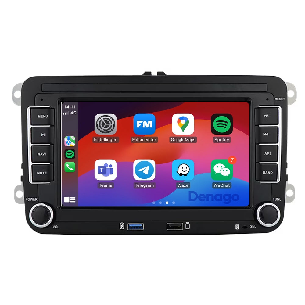Denago DNG-2749SE multimediasysteem voor Seat Alhambra, Altea, Altea XL en meer (2004–2018)