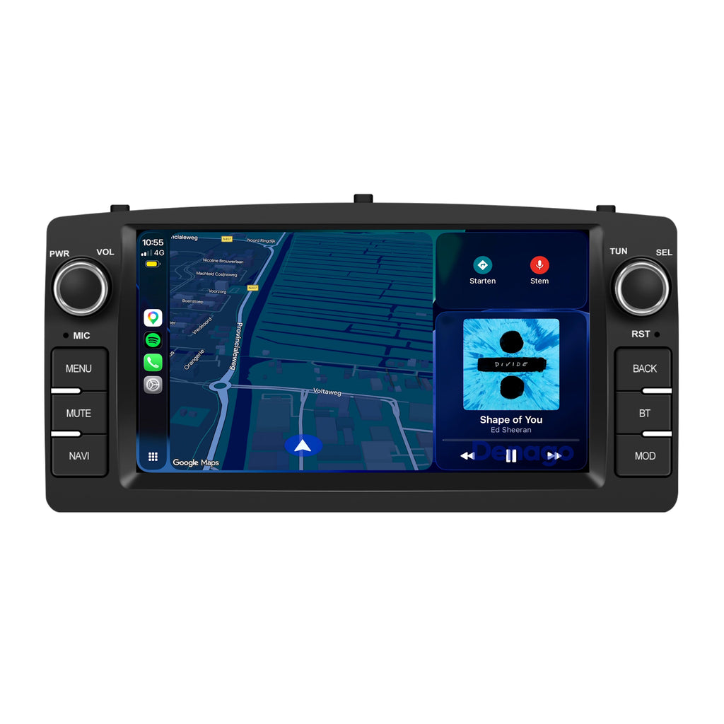 Denago DNG-1144 multimediasysteem voor Toyota Corolla E120 (2002–2007), afbeelding 5