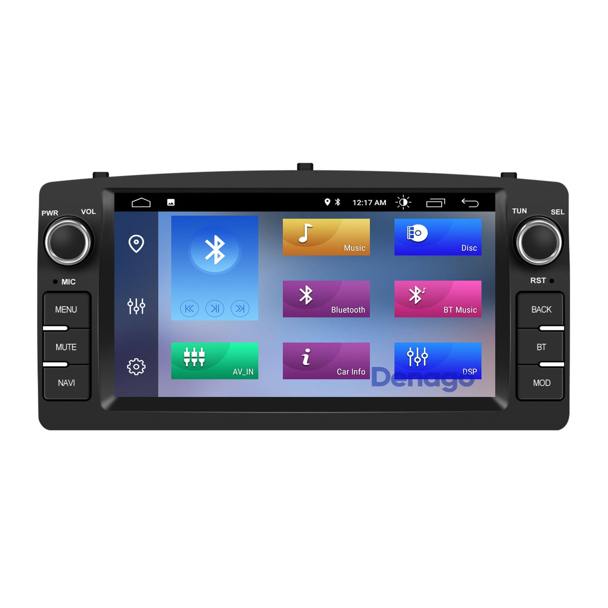 Denago DNG-1144 multimediasysteem voor Toyota Corolla E120 (2002–2007), afbeelding 7