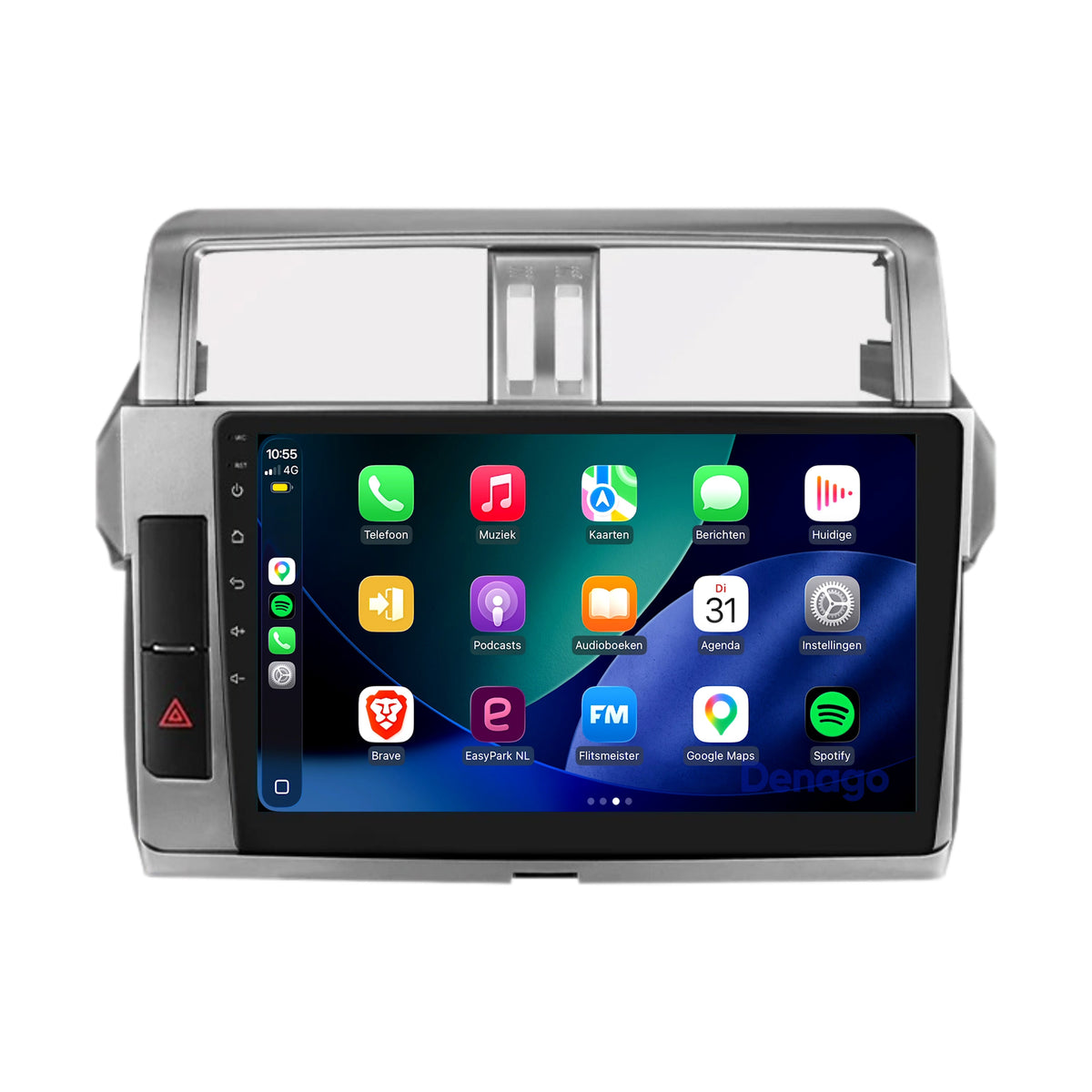 Denago DNG-A452 multimediasysteem voor Toyota Land Cruiser Prado 150 (2013–2017)