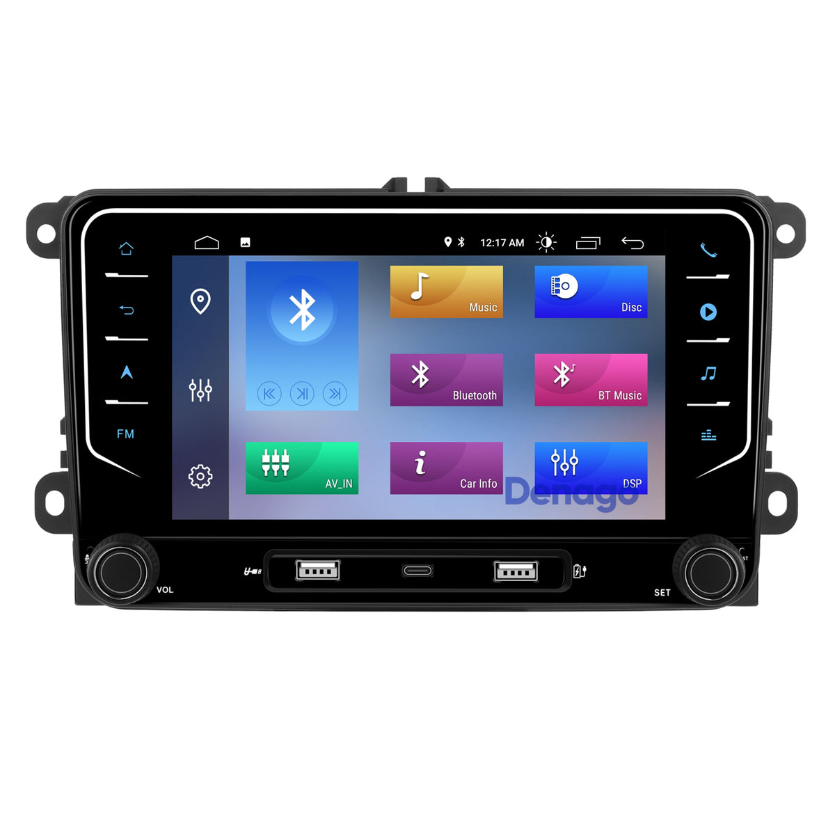 Denago DNG-3819-SE multimediasysteem voor Seat Alhambra, Altea, Altea XL en meer (2004–2018), afbeelding 6