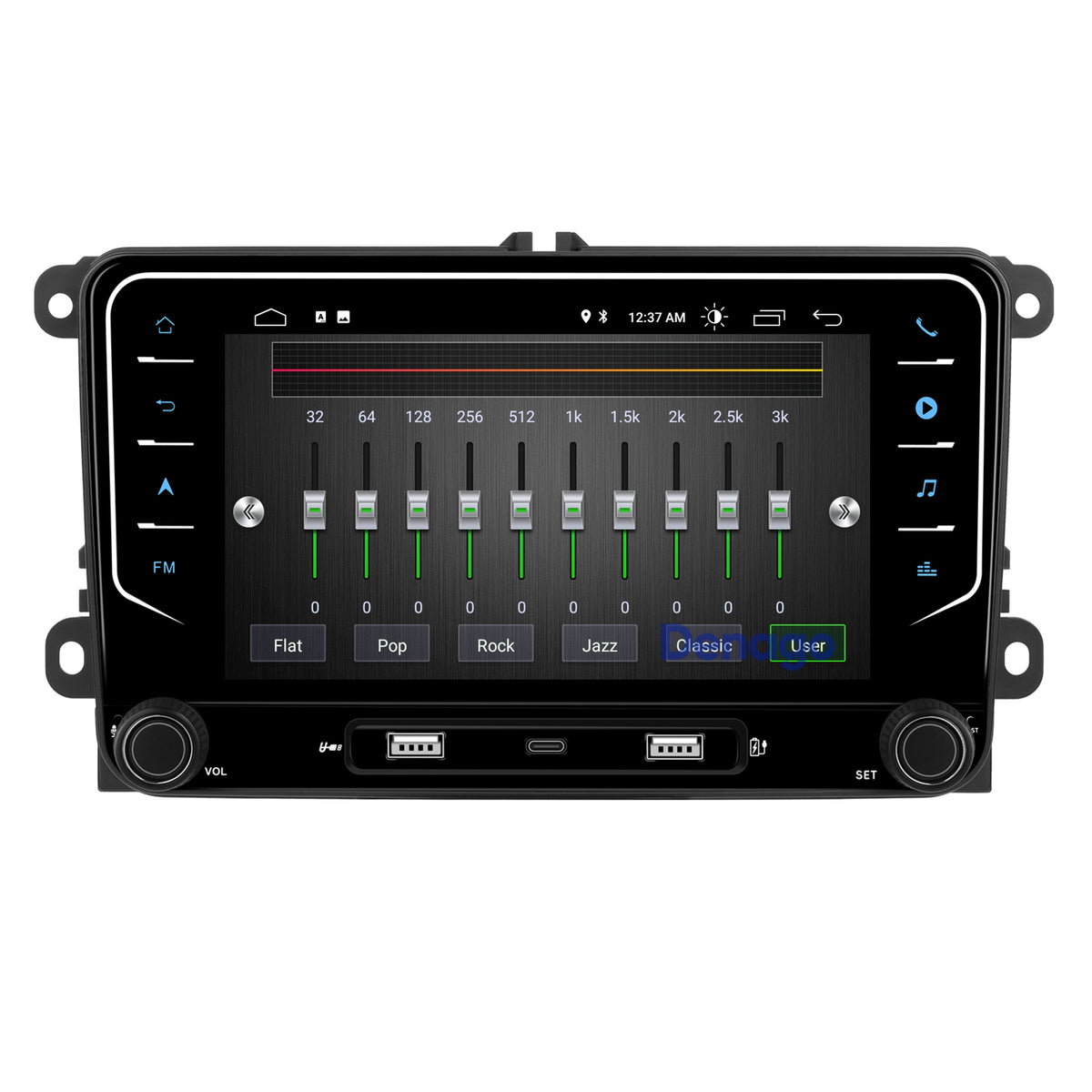 Denago DNG-3819-SE multimediasysteem voor Seat Alhambra, Altea, Altea XL en meer (2004–2018), afbeelding 5