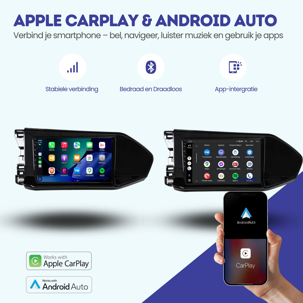 Denago DNG-A388 multimediasysteem voor Volkswagen Caddy (2020–2025), afbeelding 2