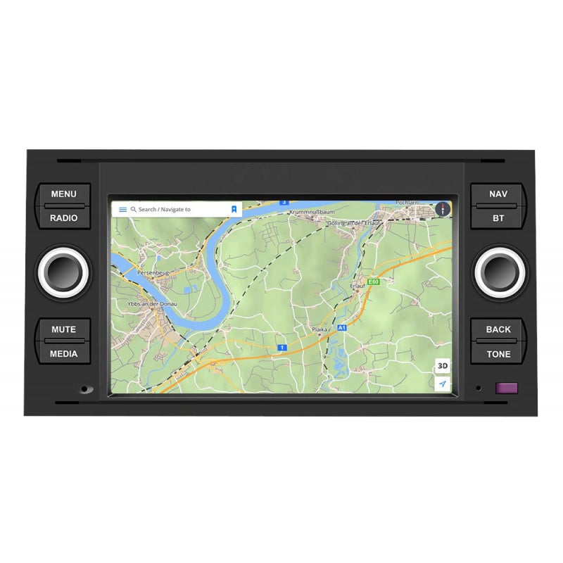 Denago DNG66 multimediasysteem voor Ford C-Max, Fiesta, Focus 2 en meer (2003–2013), afbeelding 4