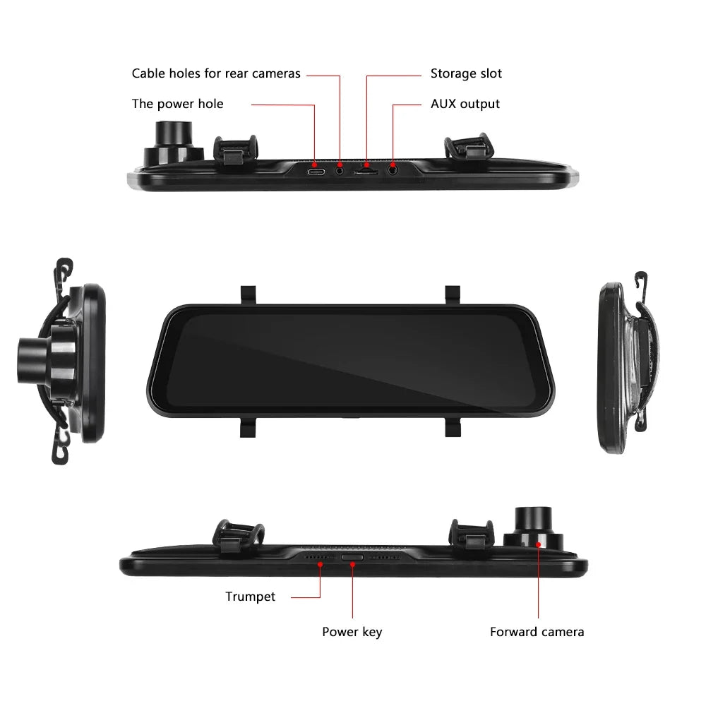 Denago DNG-3050 binnenspiegel met dashcam en CarPlay, afbeelding 8