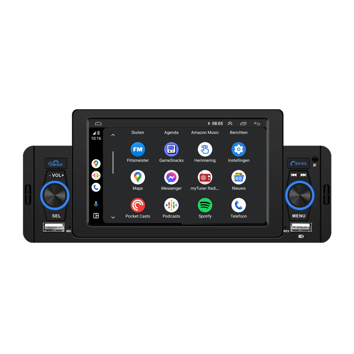 Denago DNG-0317 universele 1-DIN autoradio, afbeelding 8