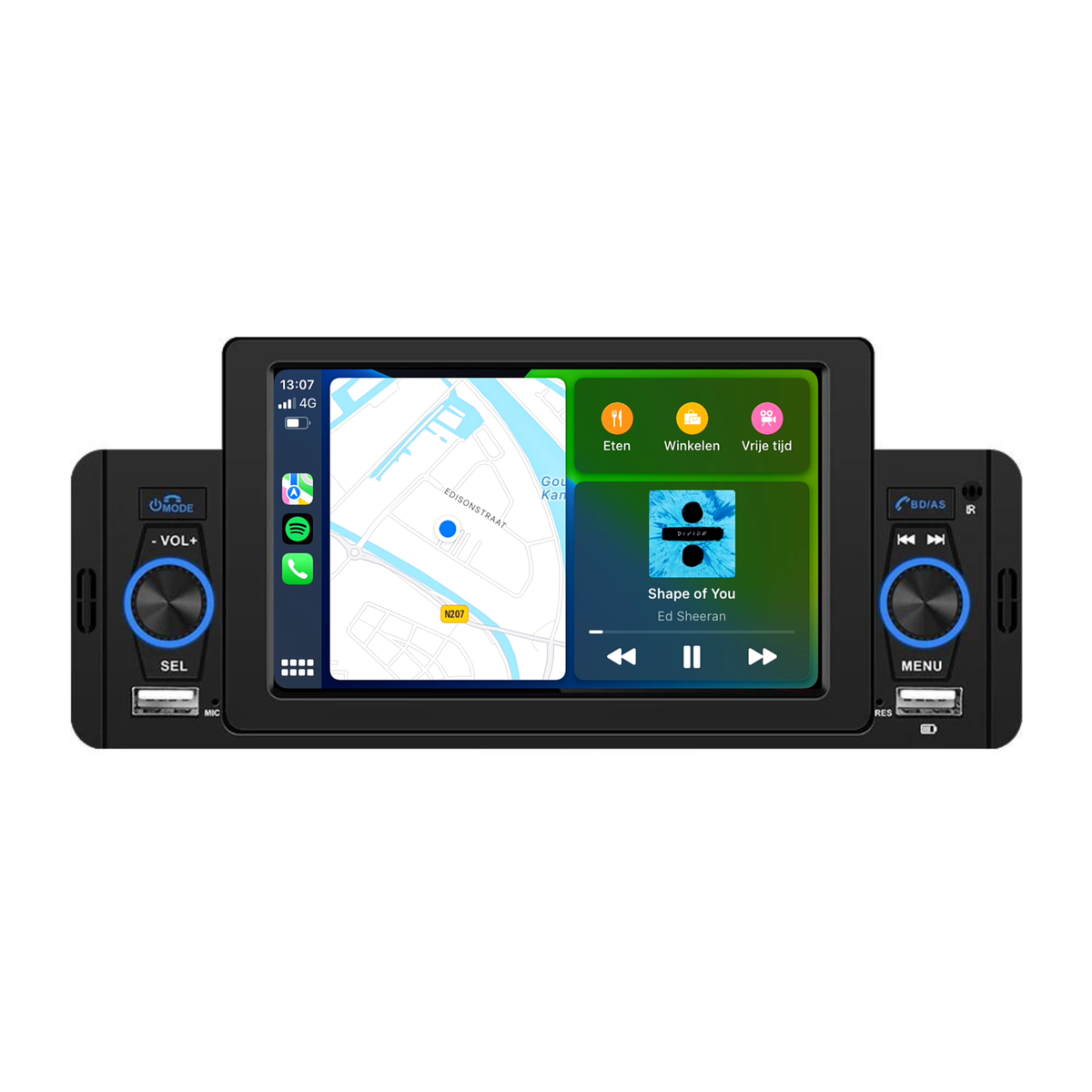 Denago DNG-0317 universele 1-DIN autoradio, afbeelding 9
