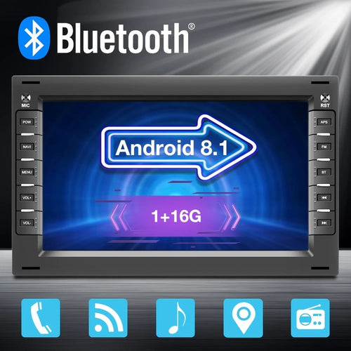 Denago DNG-27181 multimediasysteem voor Volkswagen, Seat, Škoda, Ford en Peugeot (1996–2010), afbeelding 2