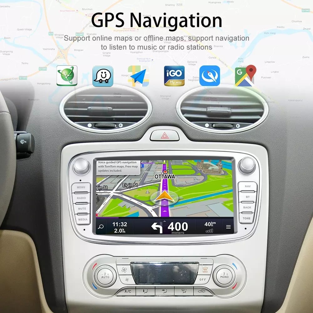 Denago DNG-68-1 multimediasysteem voor Ford Focus (2008–2010), afbeelding 5
