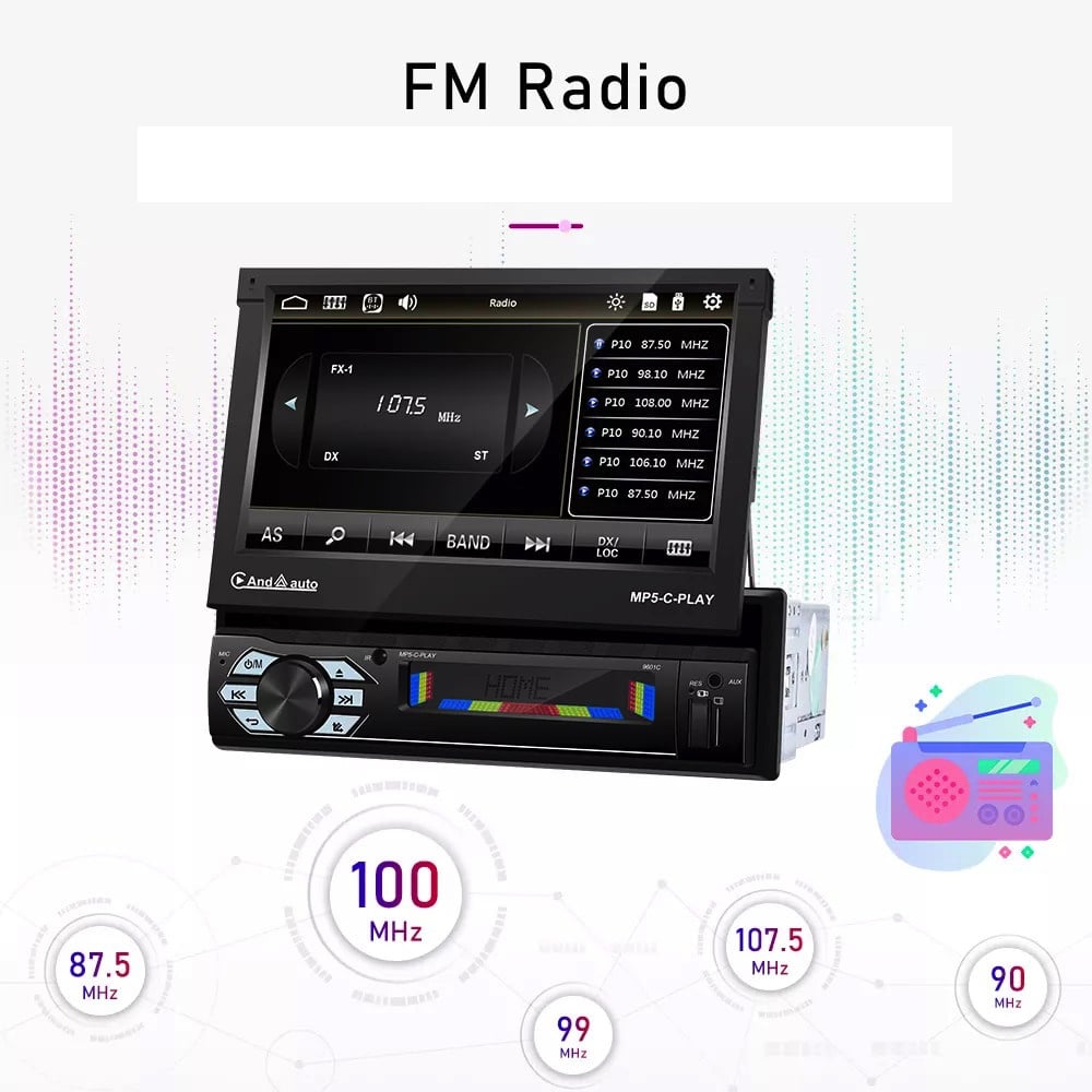 Denago DNG-79 universele 1-DIN autoradio, afbeelding 5