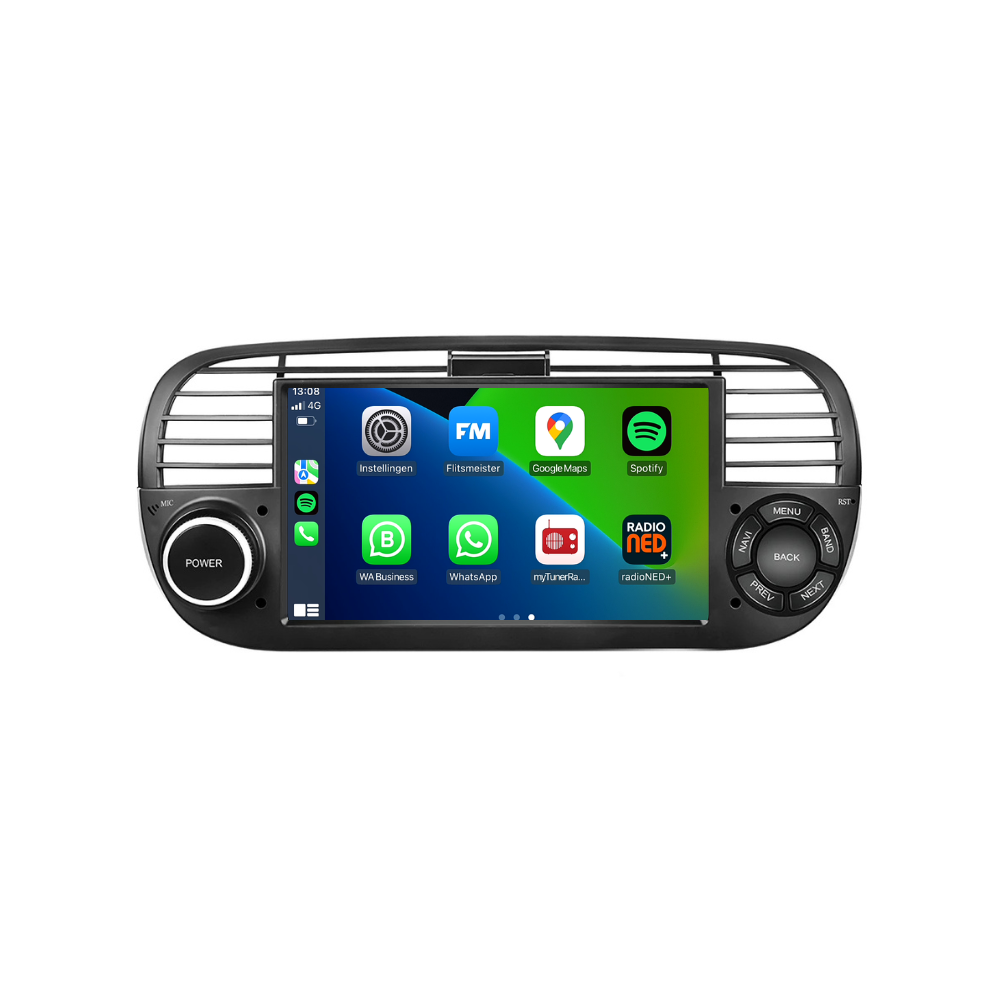 Denago DNG-0823 multimediasysteem voor Fiat 500 (2007–2015), afbeelding 2