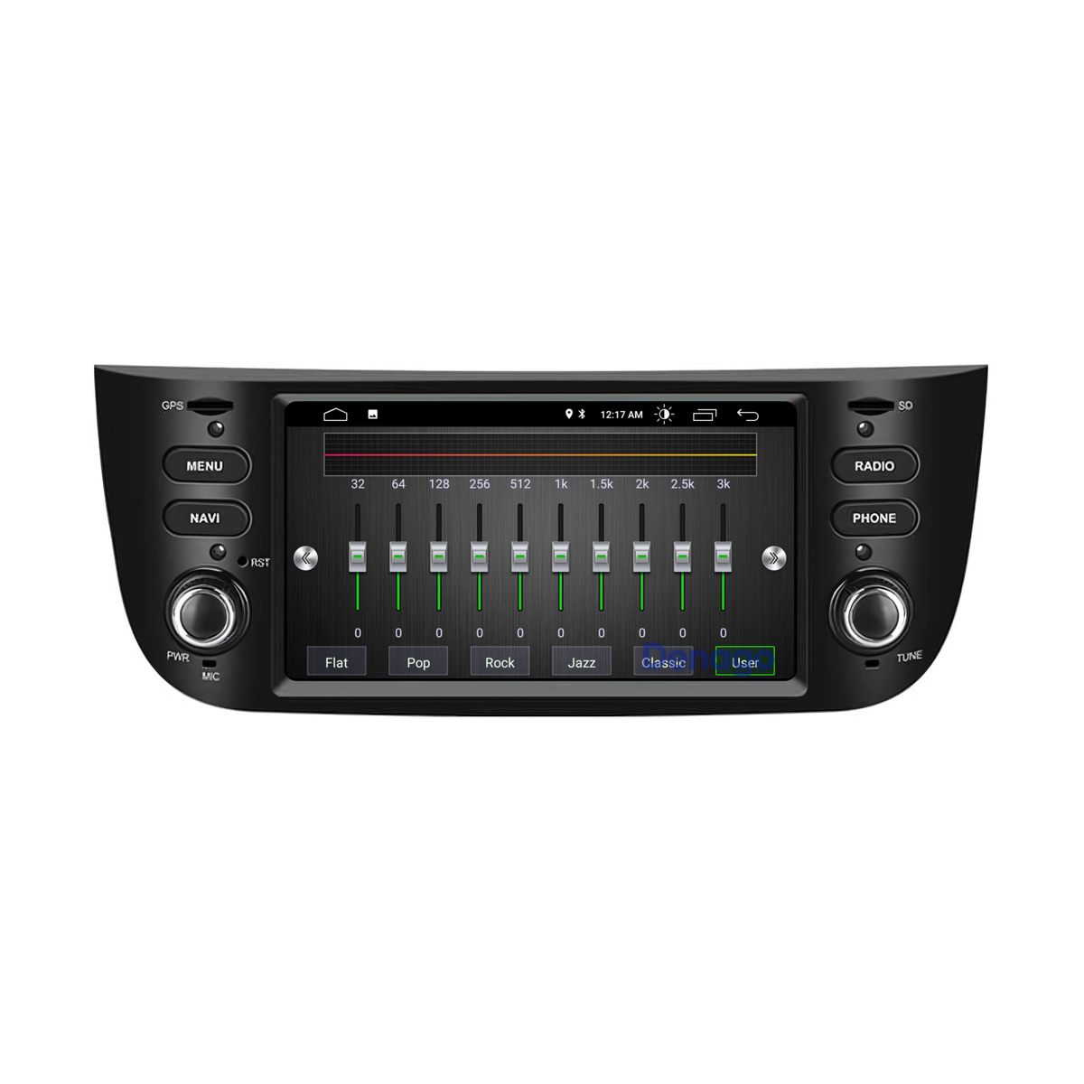 Denago DNG-2725 multimediasysteem voor Fiat Linea en Punto (2010–2016), afbeelding 7