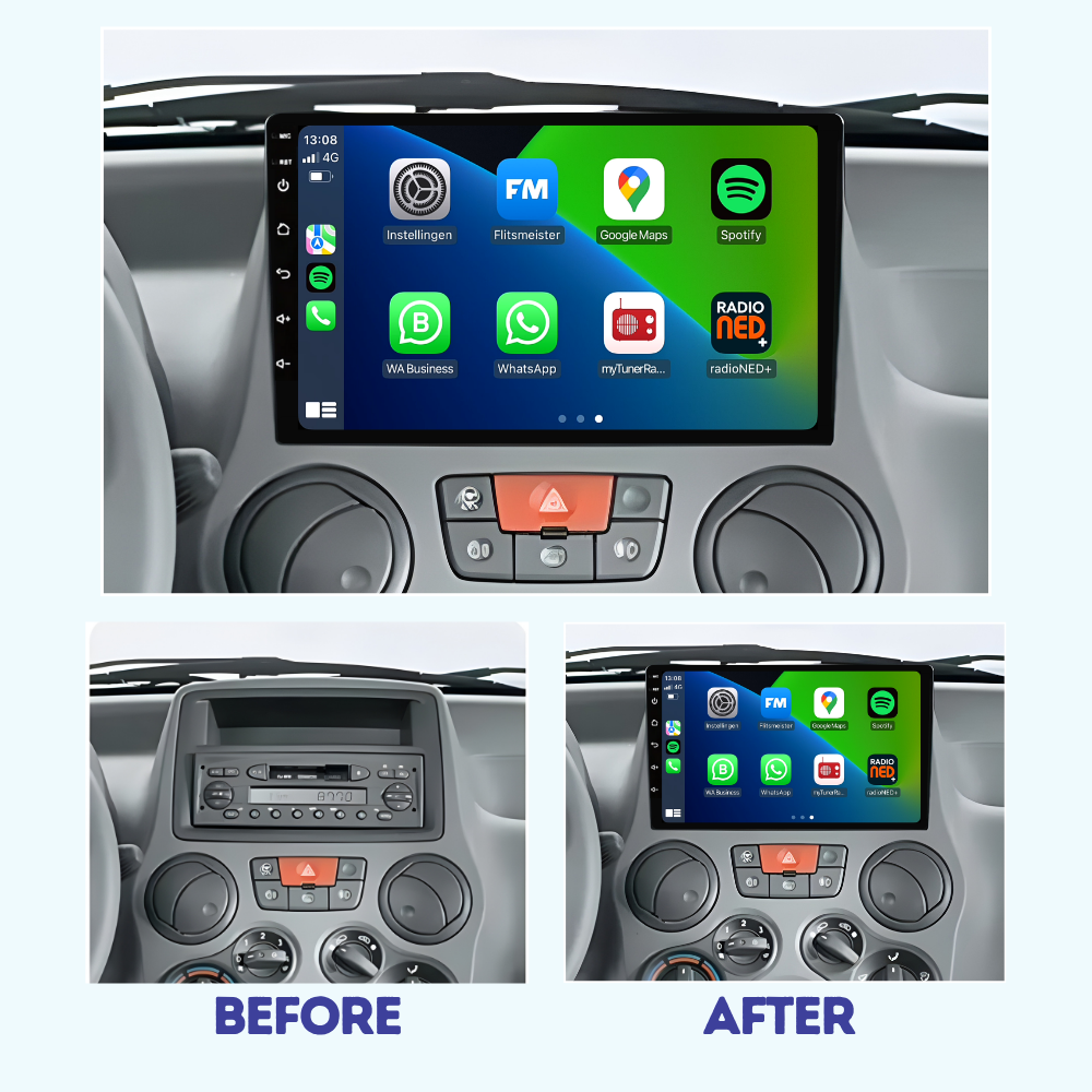 Denago DNG-A81 multimediasysteem voor Fiat Panda (2003–2012), afbeelding 9
